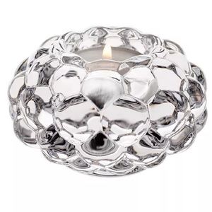 Orrefors Raspberry Votive Candleholder